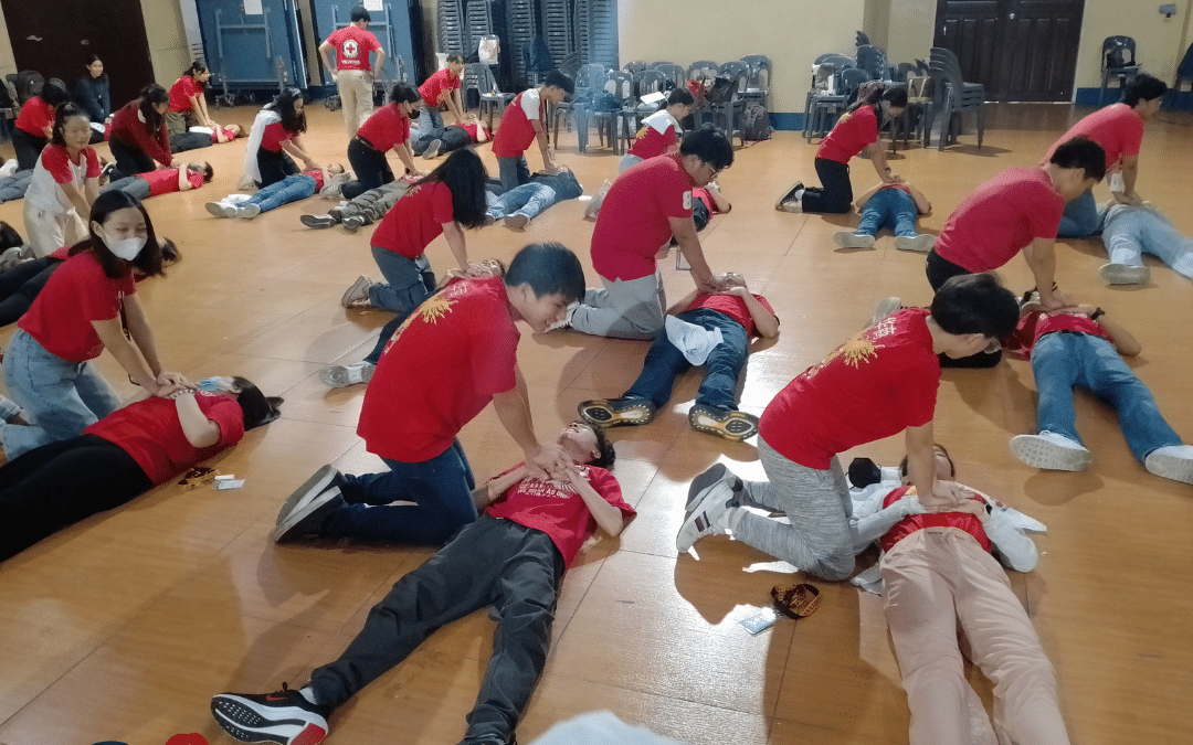 Red Cross Youth nagsagawa ng mga pagsasanay para sa mga mag-aaral